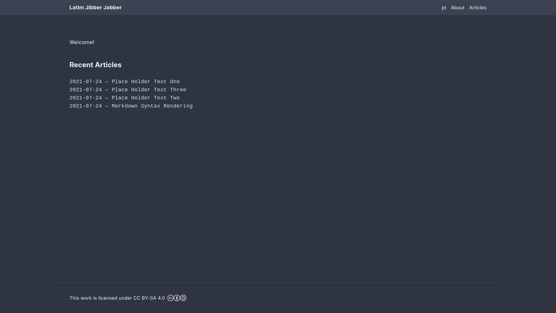 screenshot of Photophobia on template0.com