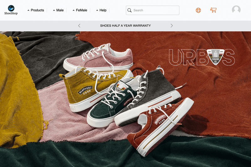 Image for ShoeShop on template0.com Image for ShoeShop on template0.com