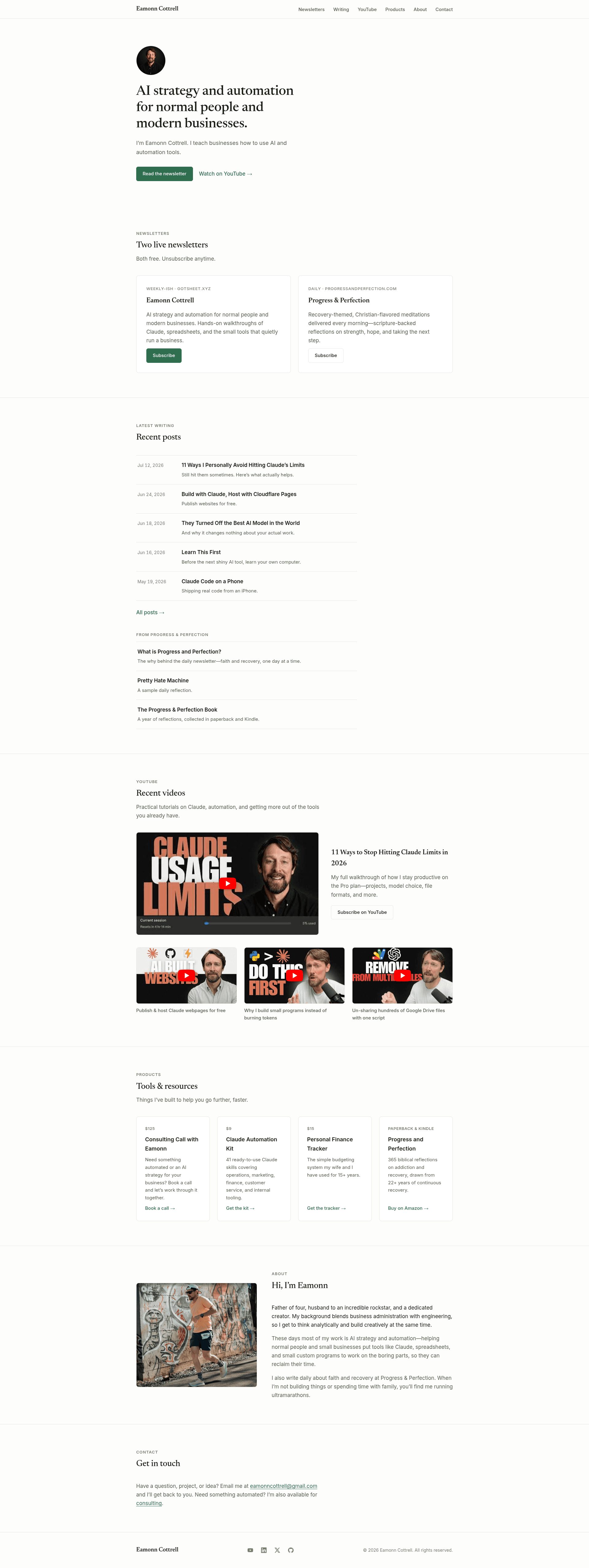 screenshot of Cottrell Theme on template0.com