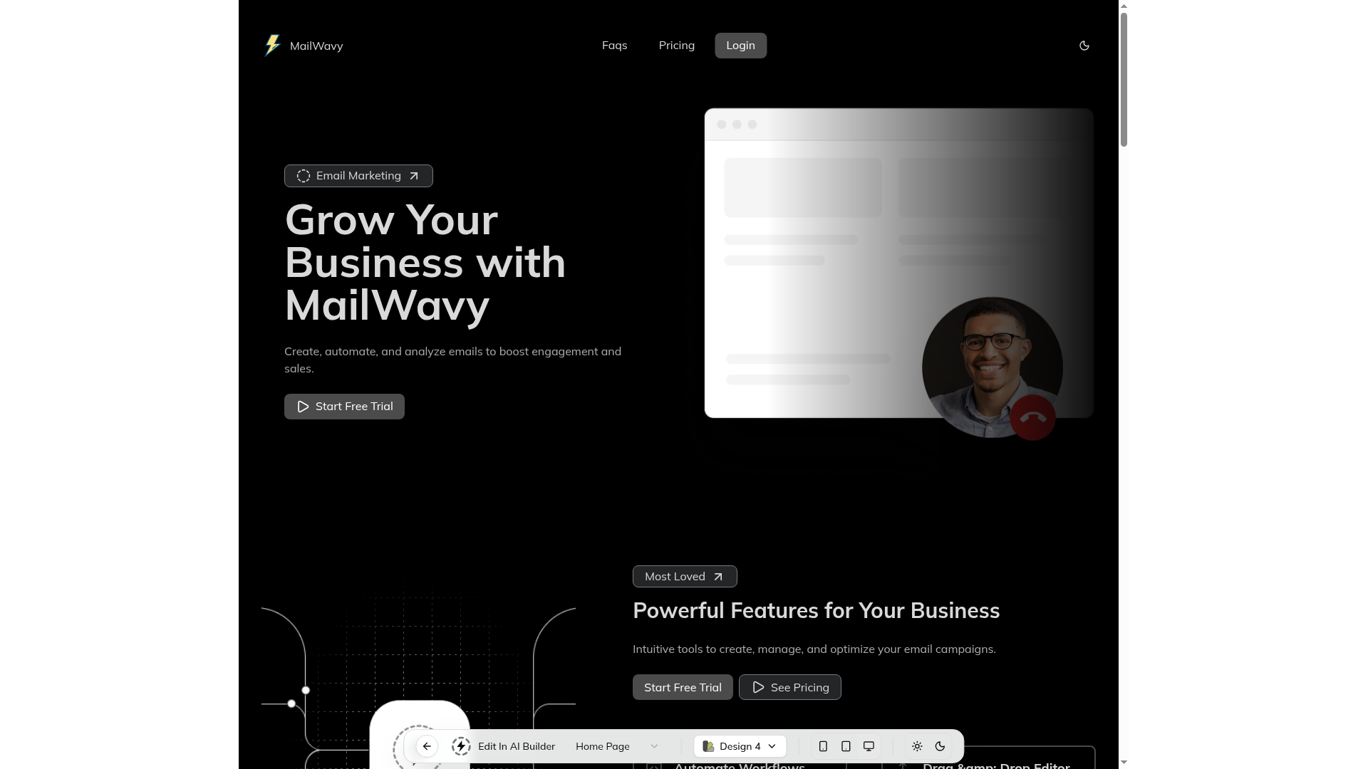 screenshot of Minimal By Siteplay.ai on template0.com