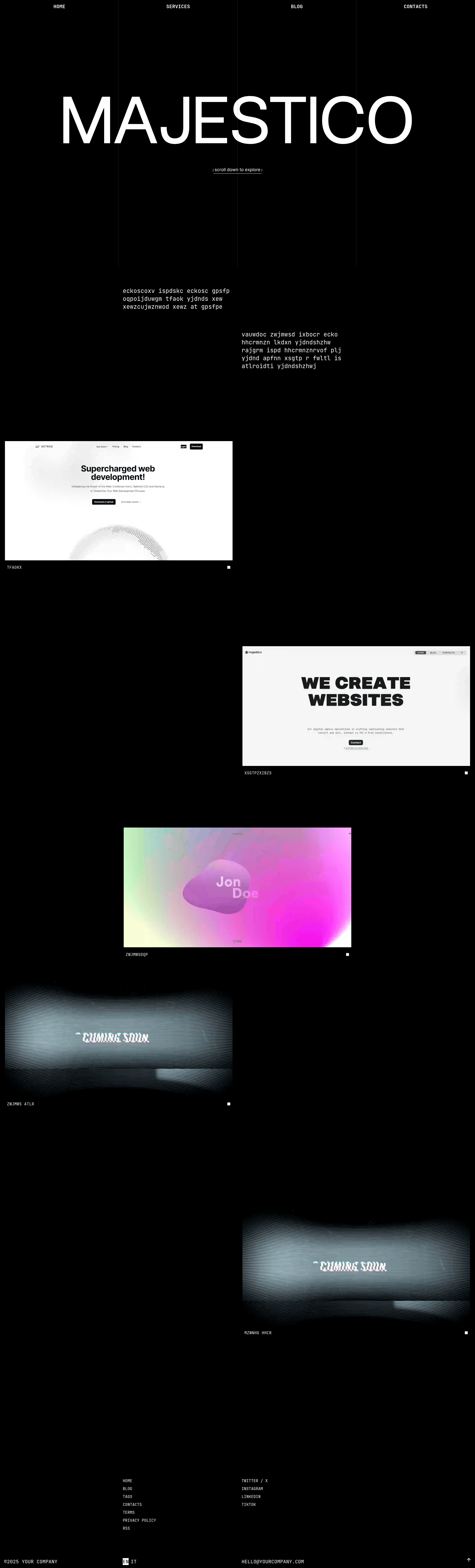 screenshot of Fomalhaut on template0.com