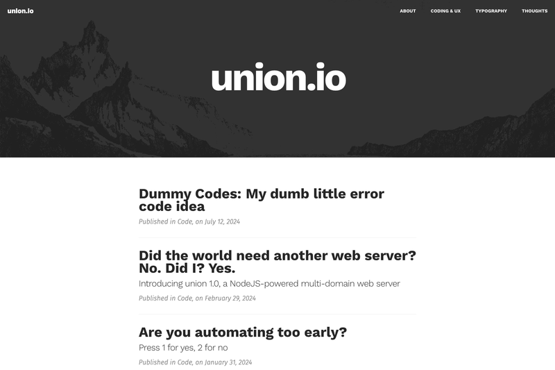 Image for blog.union.io on template0.com Image for blog.union.io on template0.com
