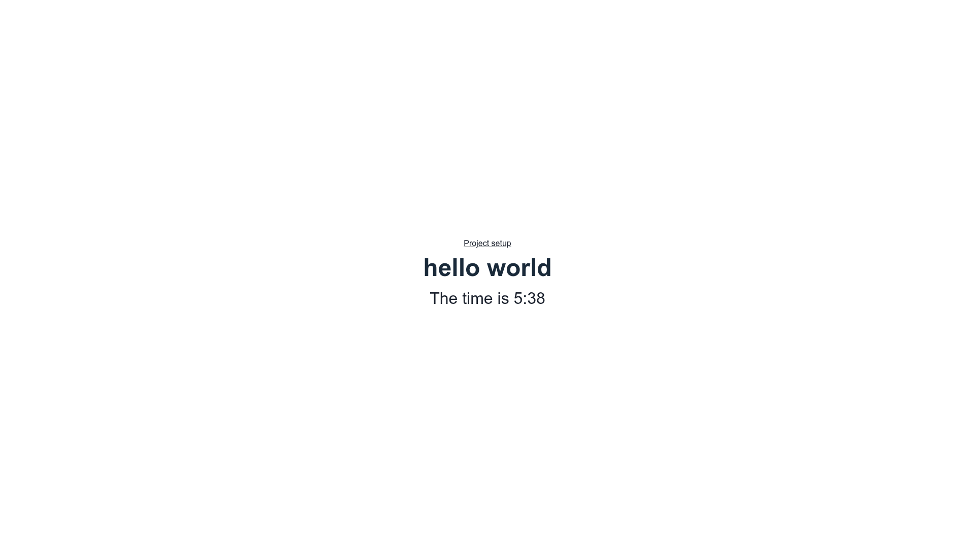 screenshot of Next.js Base Setup on template0.com