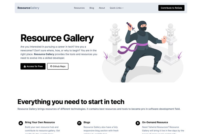 Image for Resource Gallery on template0.com
