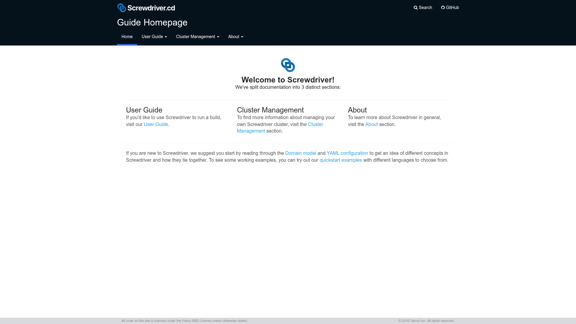screenshot of Screwdriver Guide on template0.com