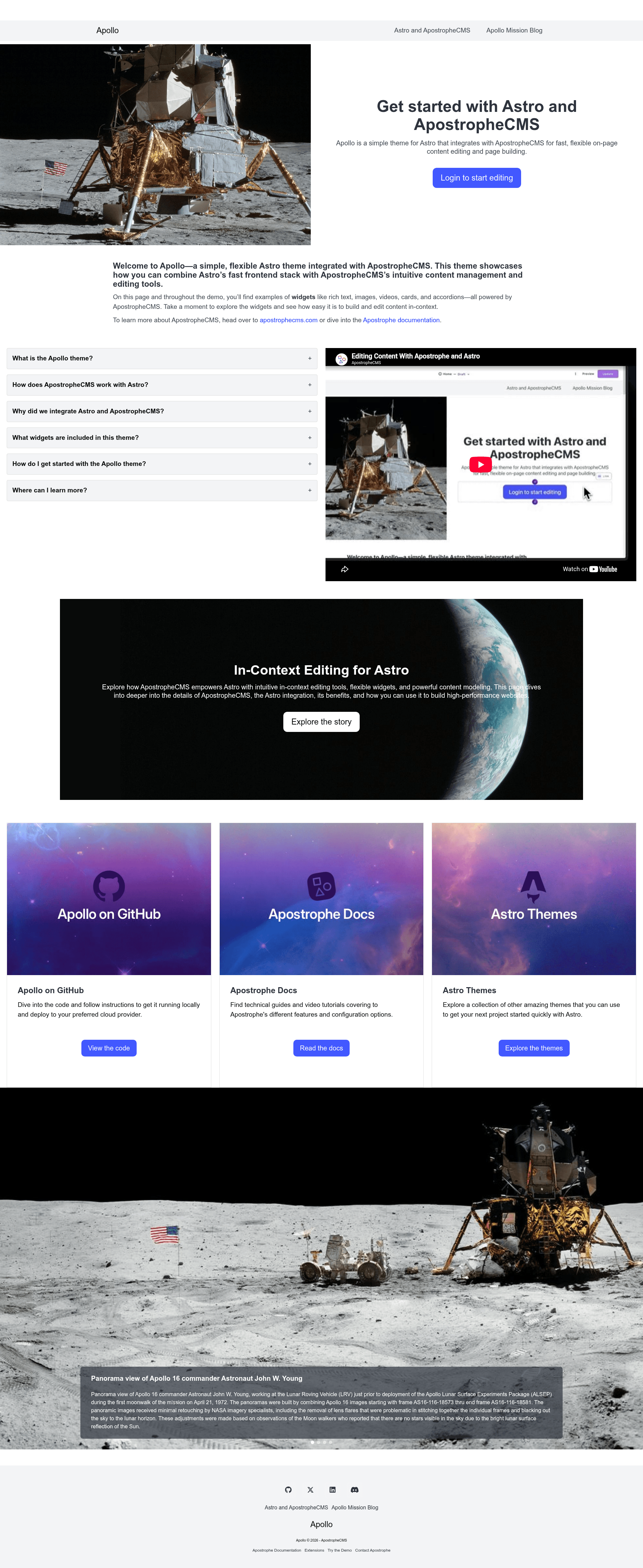 screenshot of Apollo on template0.com