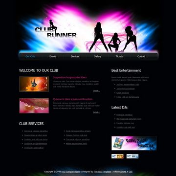 Image for Club Template on template0.com Image for Club Template on template0.com