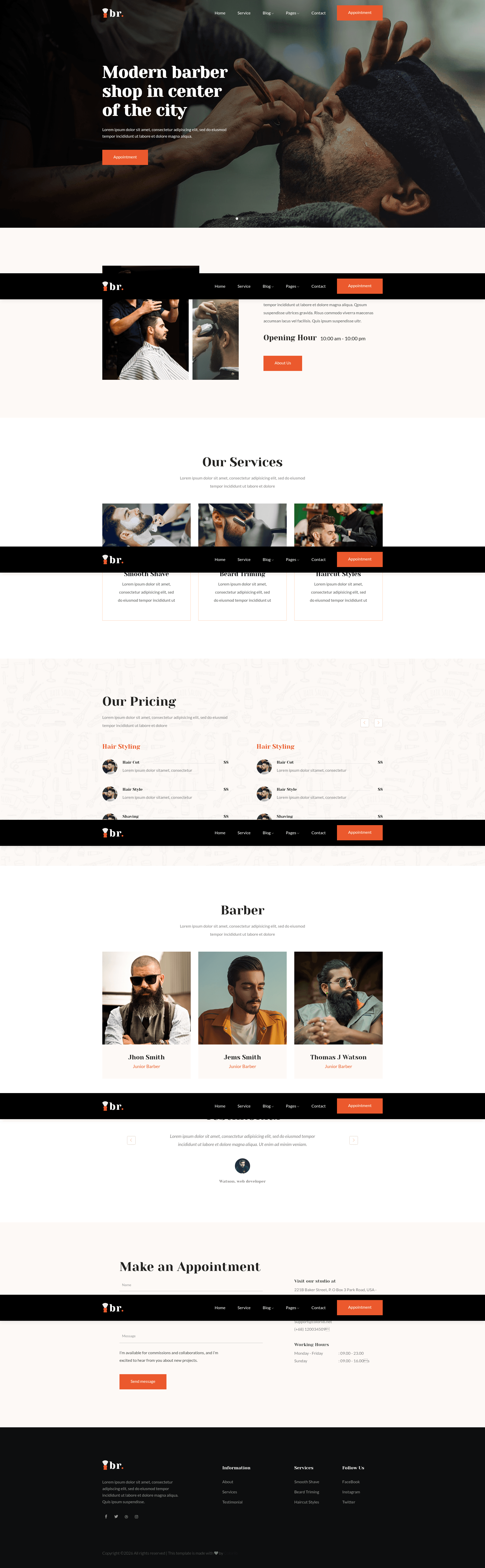 screenshot of Br on template0.com