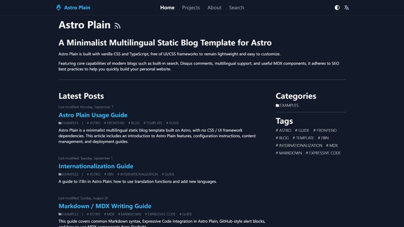 Image for Astro Plain on template0.com Image for Astro Plain on template0.com