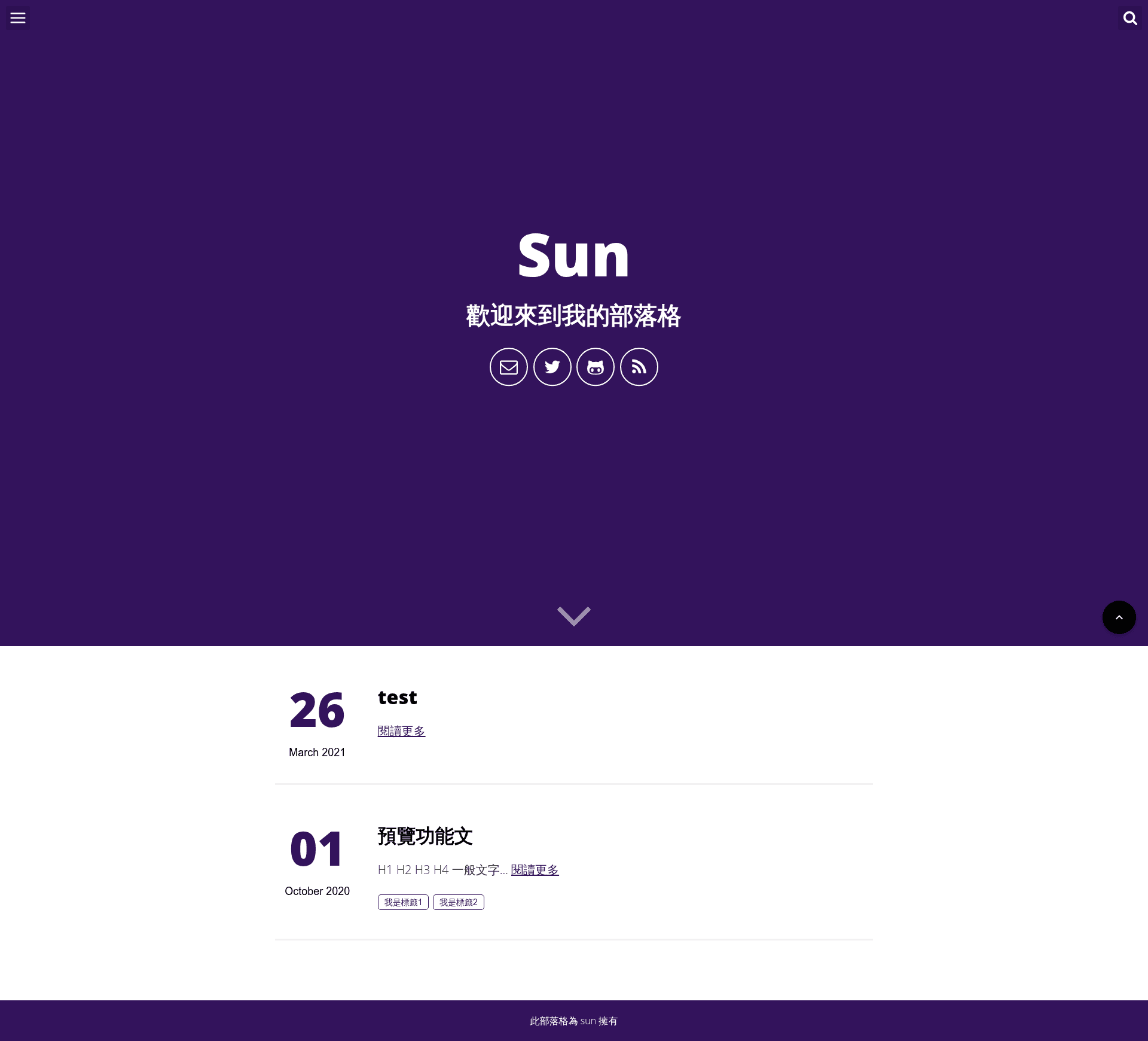 screenshot of New Will on template0.com