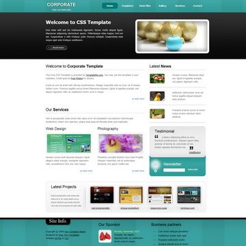 Image for Corporate Template on template0.com Image for Corporate Template on template0.com
