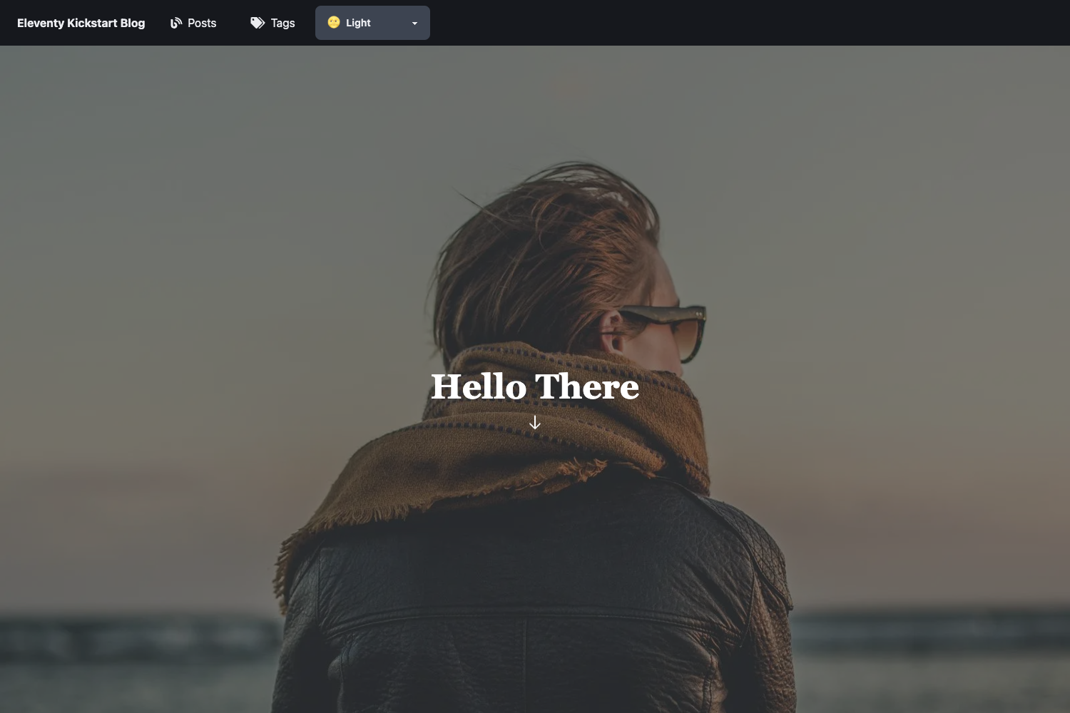 Eleventy Kickstart Blog preview