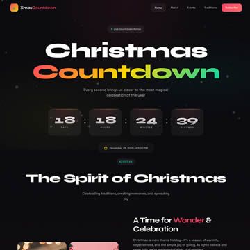 Image for Xmas Countdown on template0.com Image for Xmas Countdown on template0.com