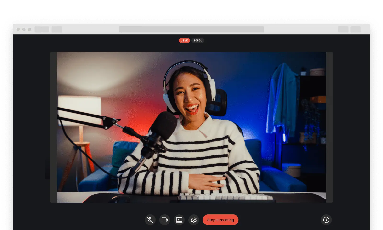 Amazon IVS Broadcast Web Demo preview