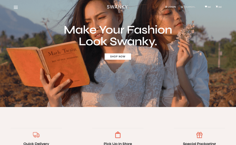 Image for Swanky – Free Bootstrap 5 Fashion Store Website Template on template0.com Image for Swanky – Free Bootstrap 5 Fashion Store Website Template on template0.com