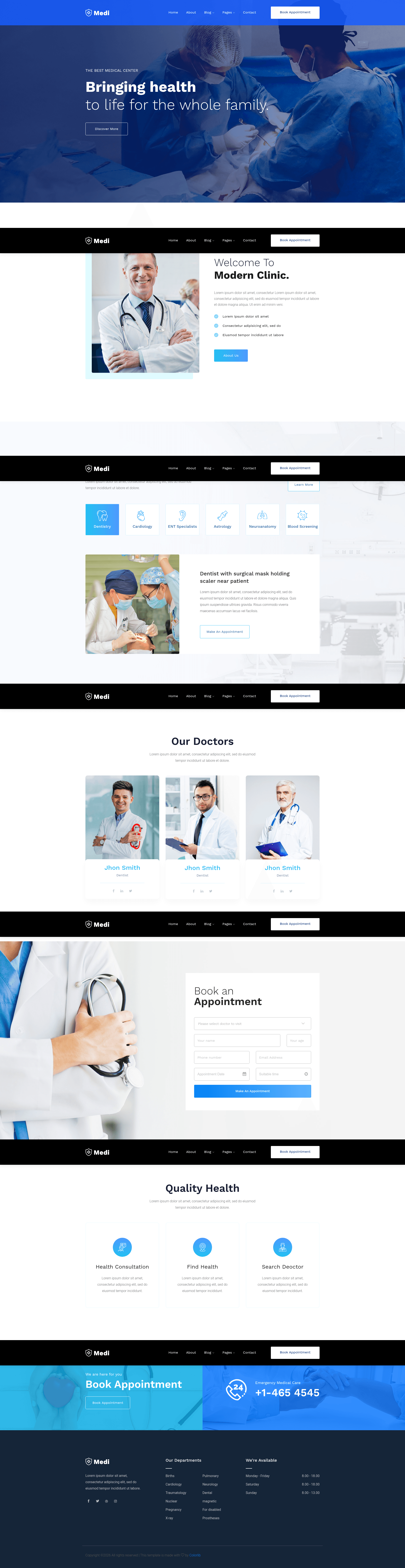 screenshot of Medi on template0.com
