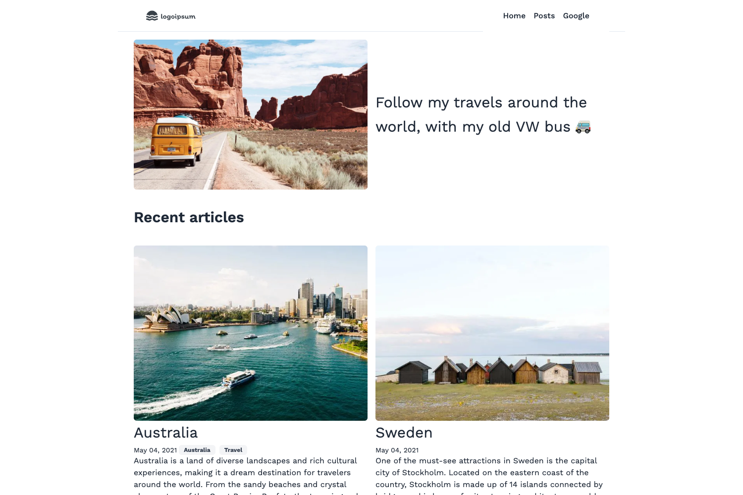 Next.js Sanity Template preview