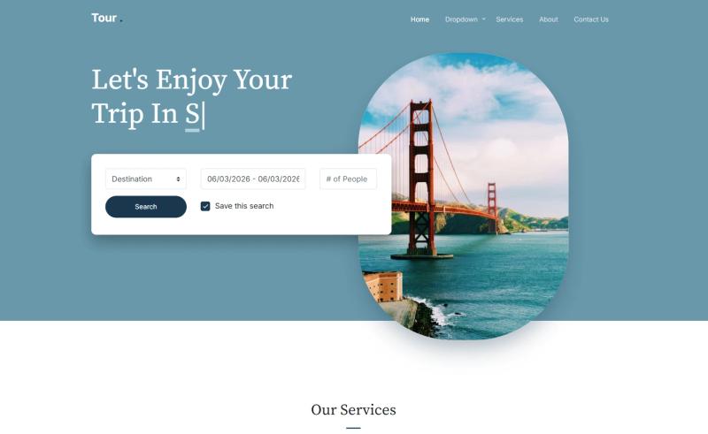 Image for Tour - Free Bootstrap 5 Travel Agency Website Template on template0.com Image for Tour - Free Bootstrap 5 Travel Agency Website Template on template0.com