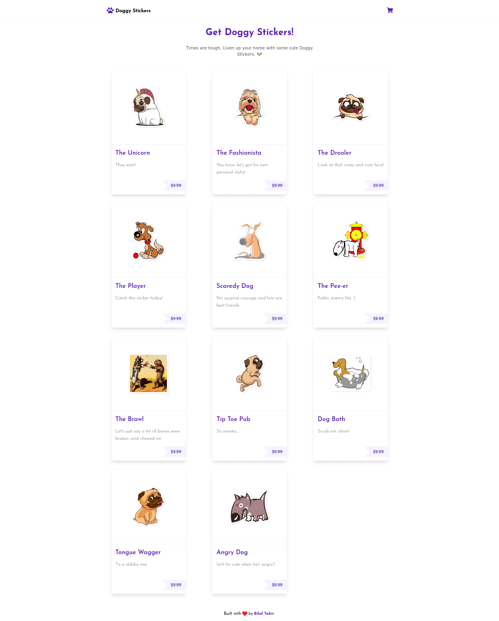 screenshot of Next Shopify Starter on template0.com