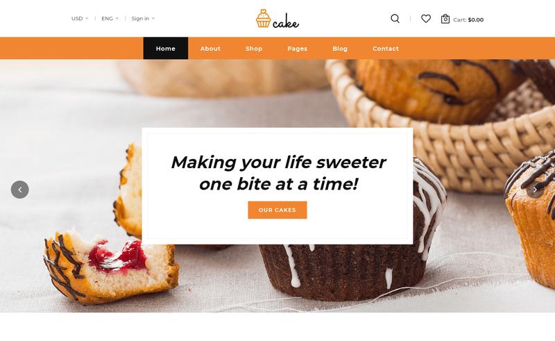 Image for Cake – Free Responsive Bootstrap 4 HTML5 Food Website Template on template0.com Image for Cake – Free Responsive Bootstrap 4 HTML5 Food Website Template on template0.com