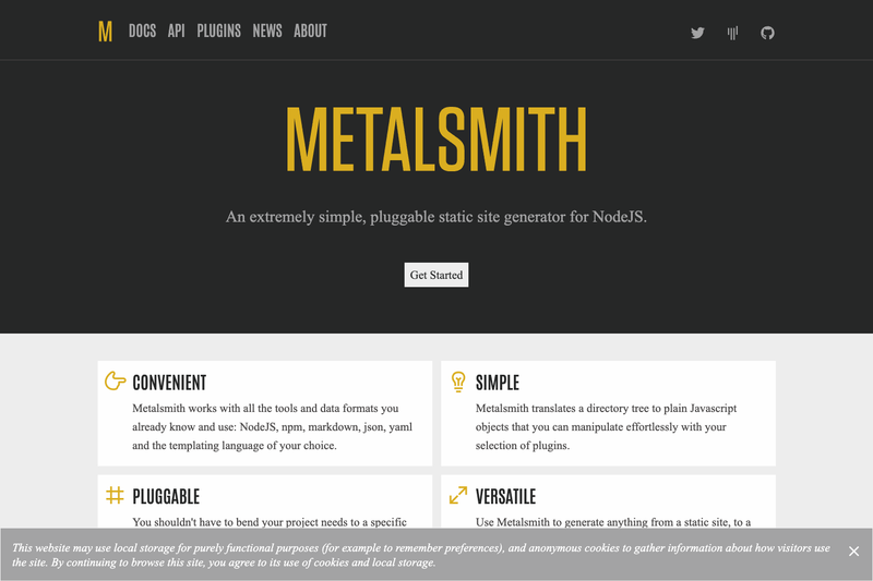 Image for Metalsmith on template0.com Image for Metalsmith on template0.com
