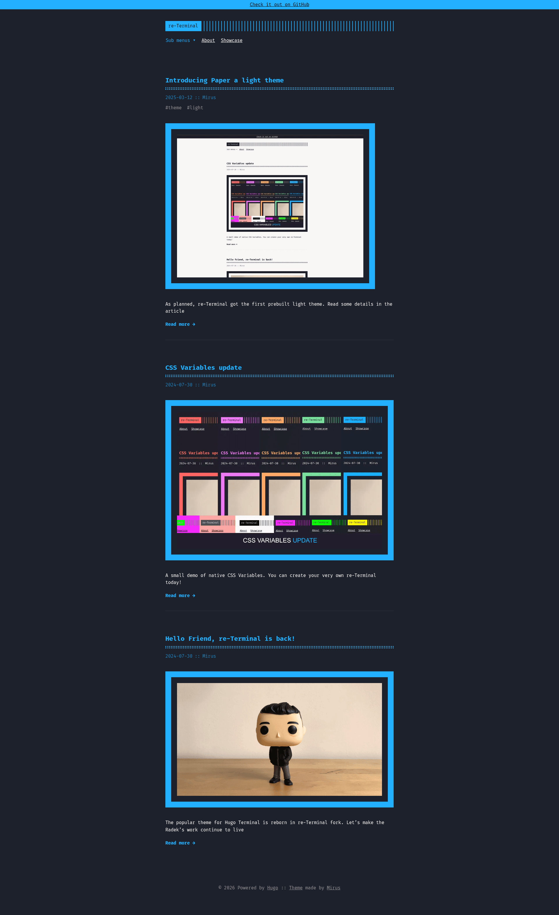 screenshot of re-Terminal on template0.com