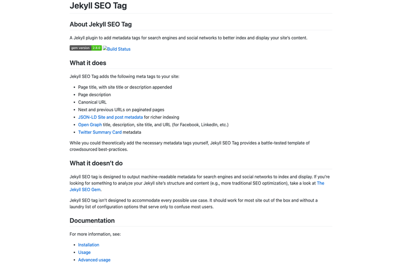 Image for Jekyll SEO Tag on template0.com Image for Jekyll SEO Tag on template0.com