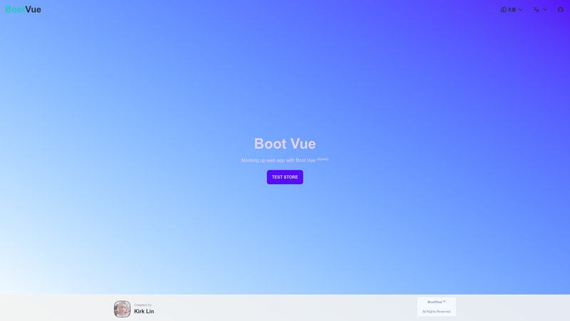 Image for Boot-Vue on template0.com Image for Boot-Vue on template0.com