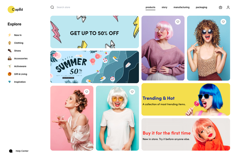 Image for Wigs Ecommerce UI on template0.com Image for Wigs Ecommerce UI on template0.com