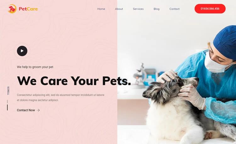 Image for PetCare on template0.com
