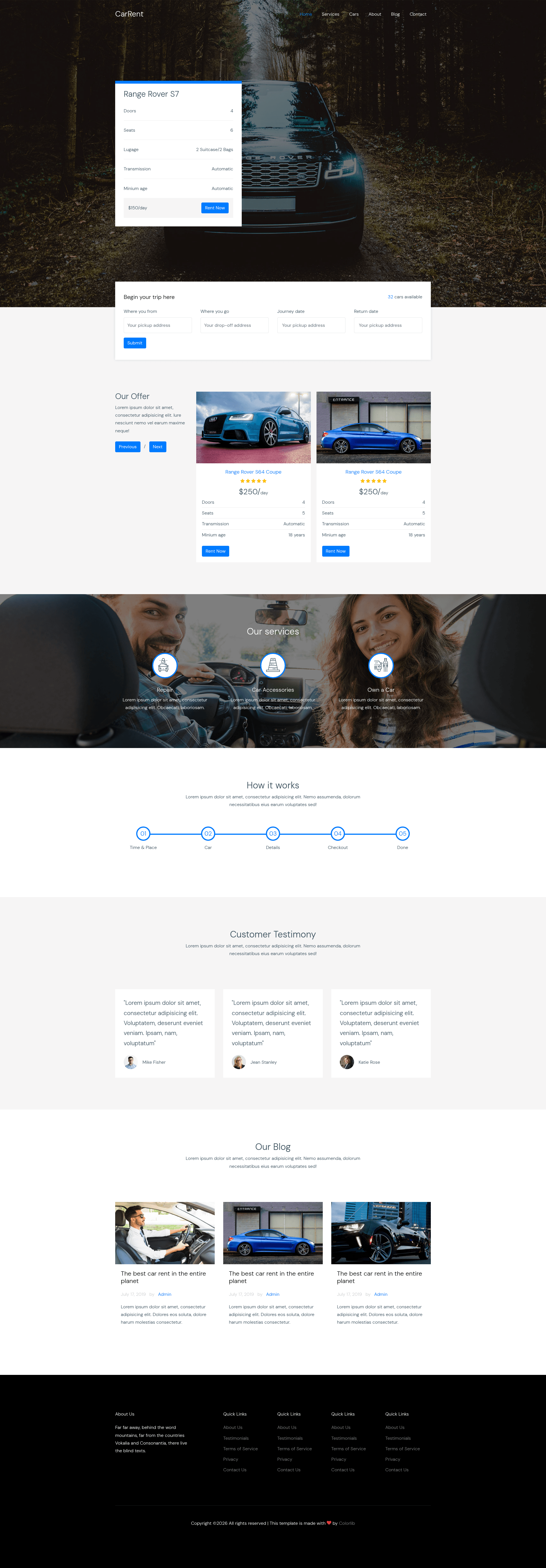 screenshot of Carrent on template0.com