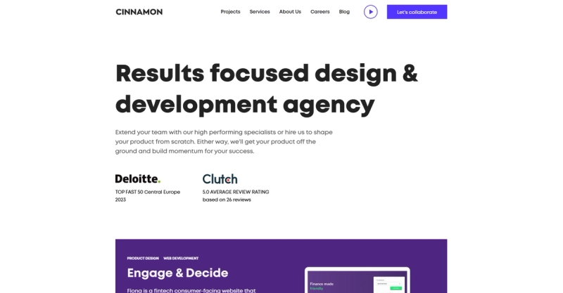 Image for Cinnamon Agency Next(agency nextjs template) on template0.com