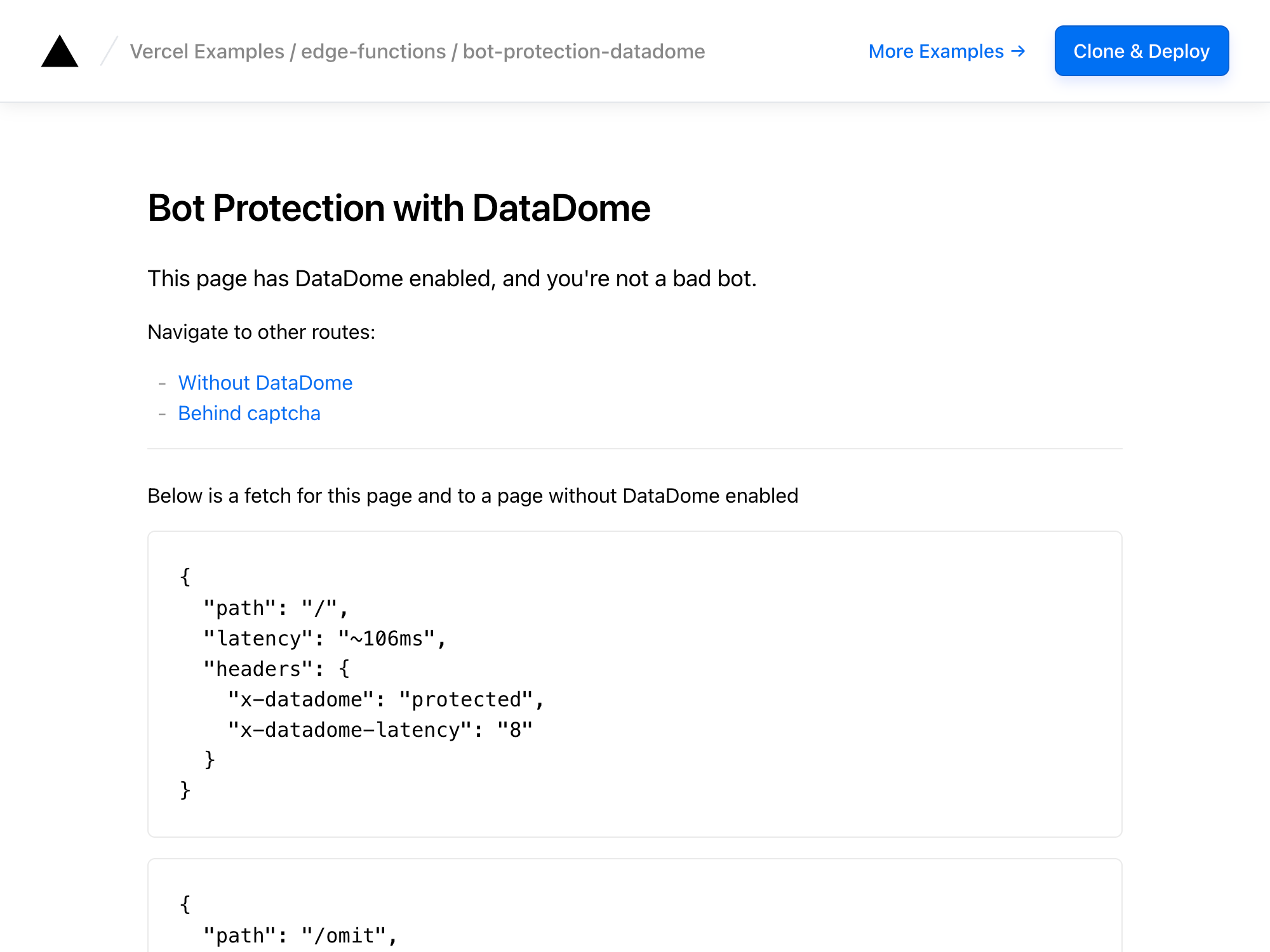 Bot Protection with DataDome preview