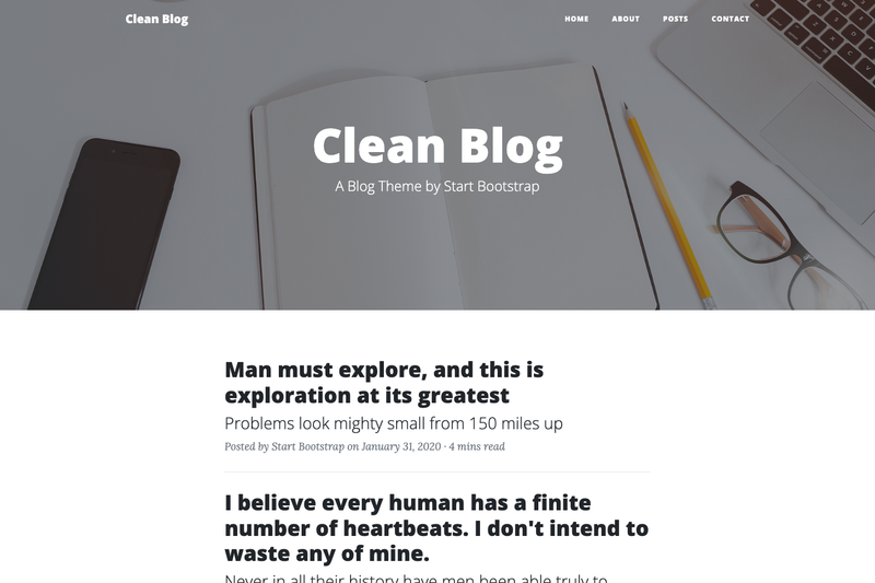 Image for Clean Blog Jekyll on template0.com Image for Clean Blog Jekyll on template0.com