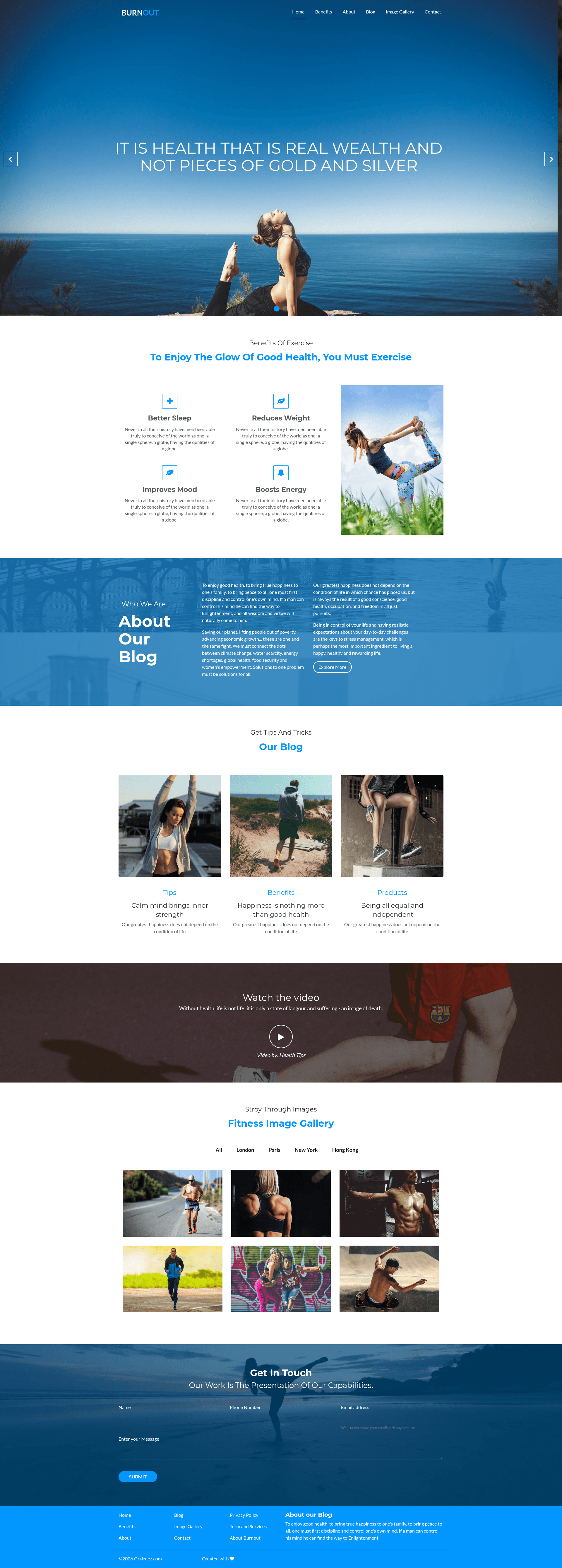 screenshot of Burnout on template0.com