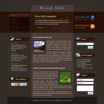 Image for Wood Site Template on template0.com Image for Wood Site Template on template0.com