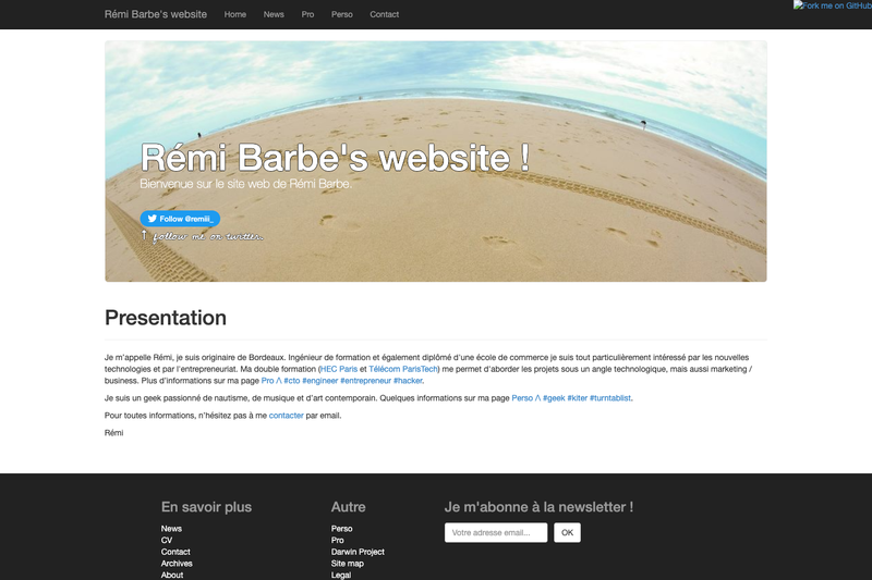 Image for Remiii Website Remibarbe on template0.com Image for Remiii Website Remibarbe on template0.com