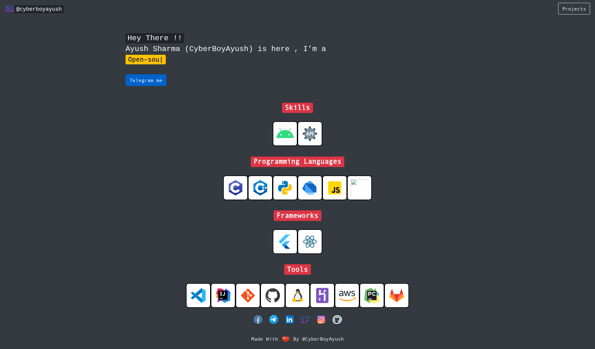 screenshot of JS-Portfolio on template0.com