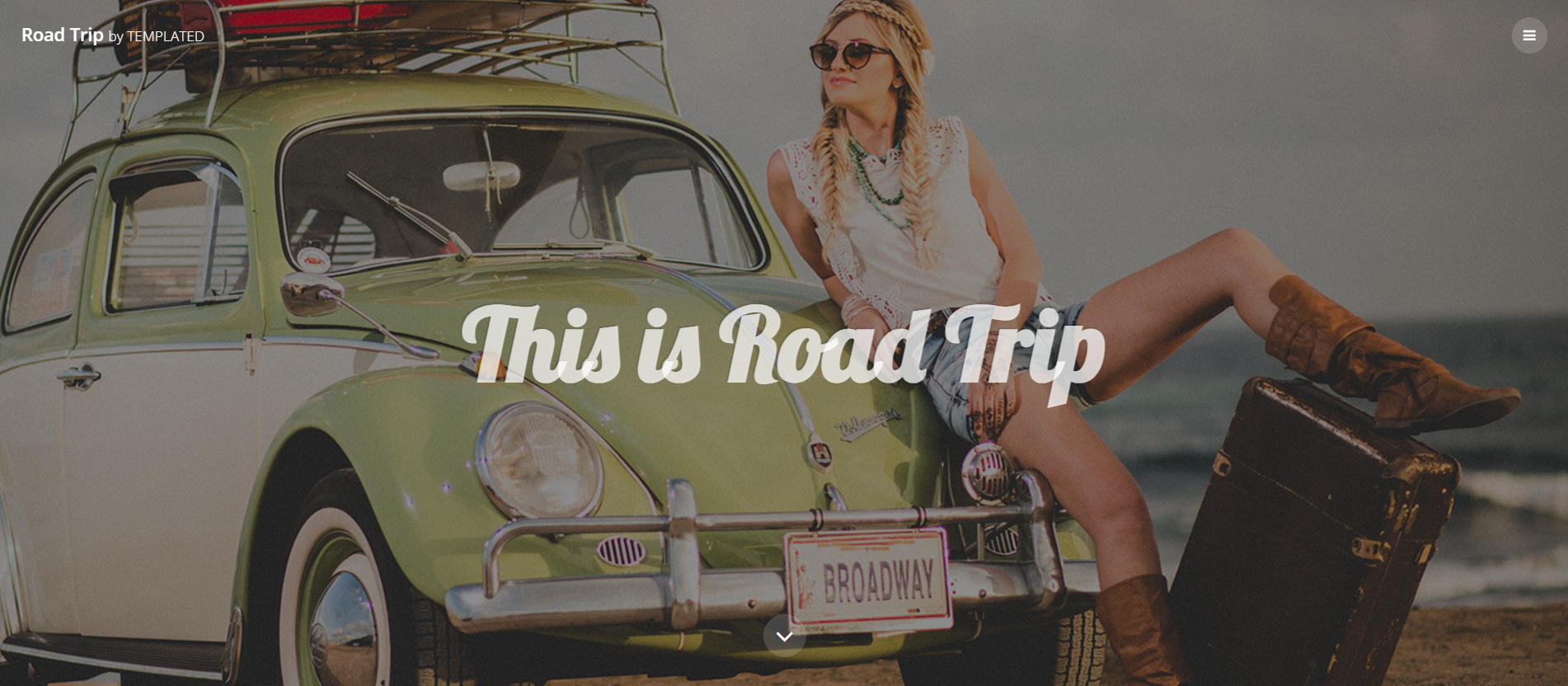 Image for Road Trip(blog html template) on template0.com