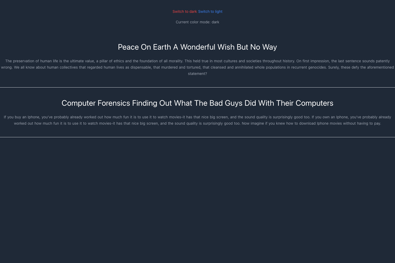 Image for Nuxt Tailwind Typography Darkmode Boilerplate on template0.com