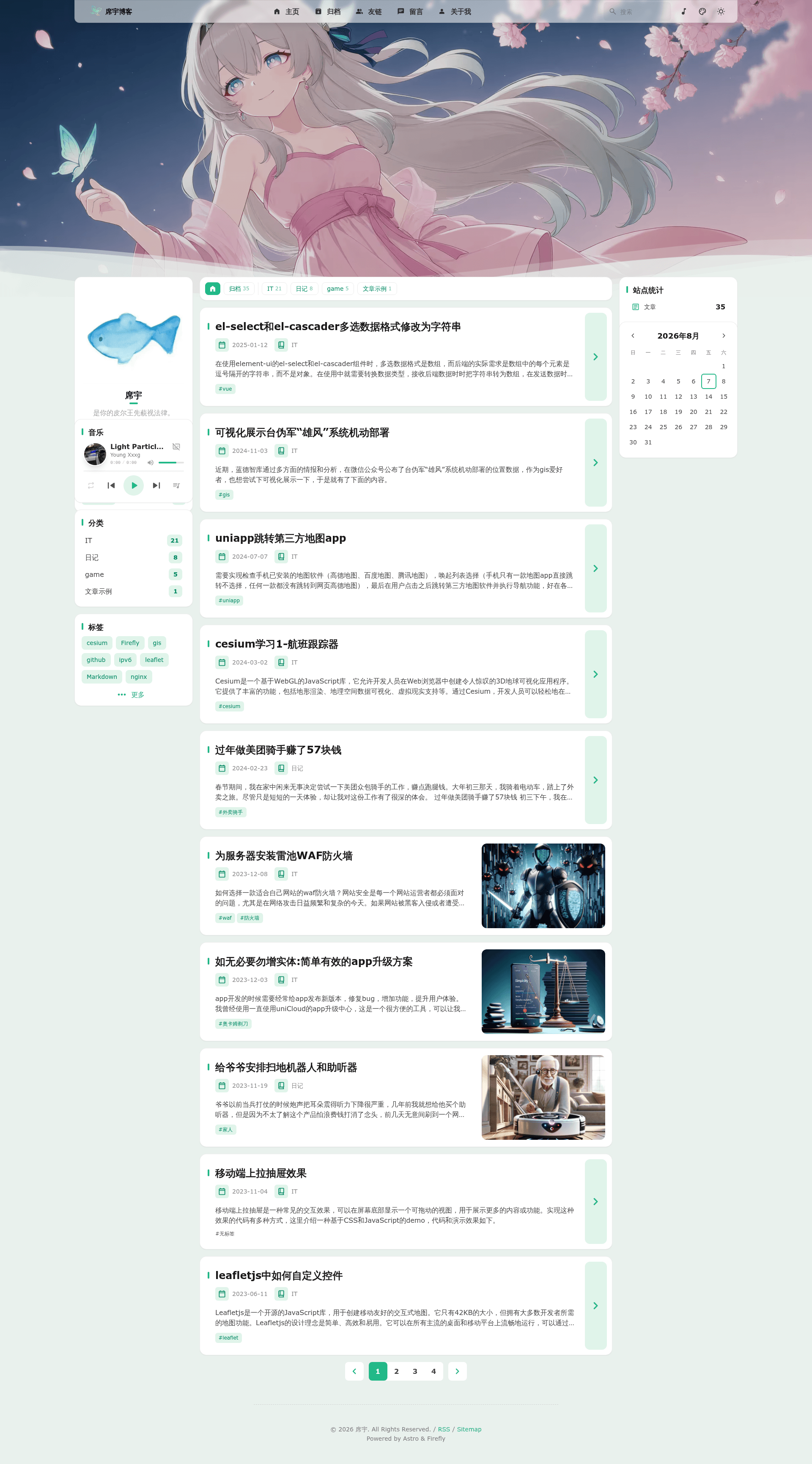 screenshot of Eleventy Cn Blog on template0.com