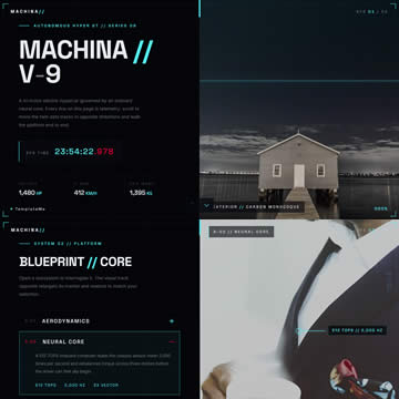 Machina Template preview