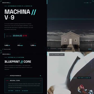 Image for Machina Template on template0.com