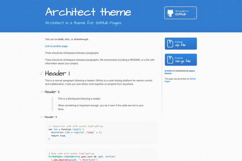 Image for Architect on template0.com