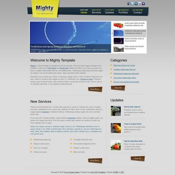Image for Mighty Template on template0.com Image for Mighty Template on template0.com
