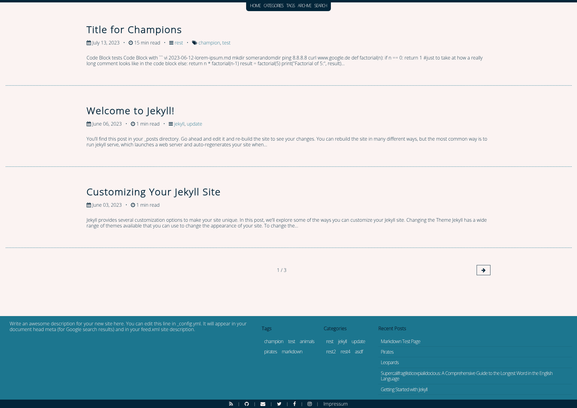 screenshot of Horizon Flow on template0.com