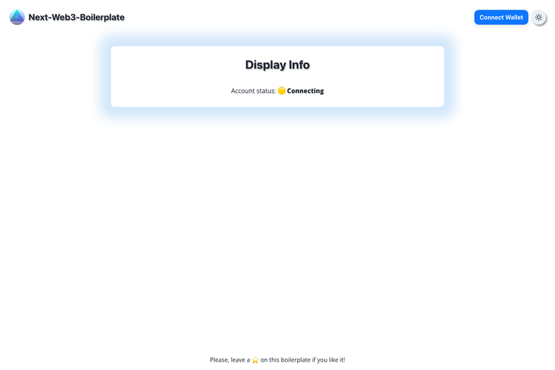 Image for Next Web3 Boilerplate on template0.com Image for Next Web3 Boilerplate on template0.com