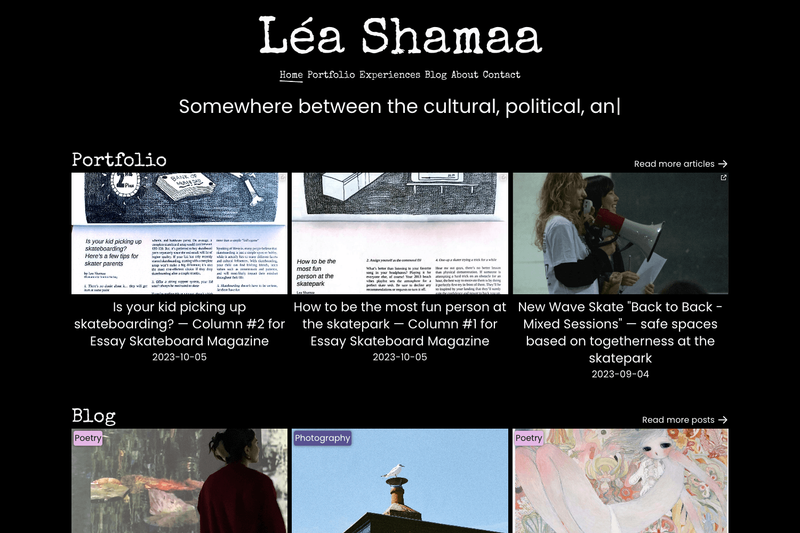 Image for Portfolio Lea on template0.com
