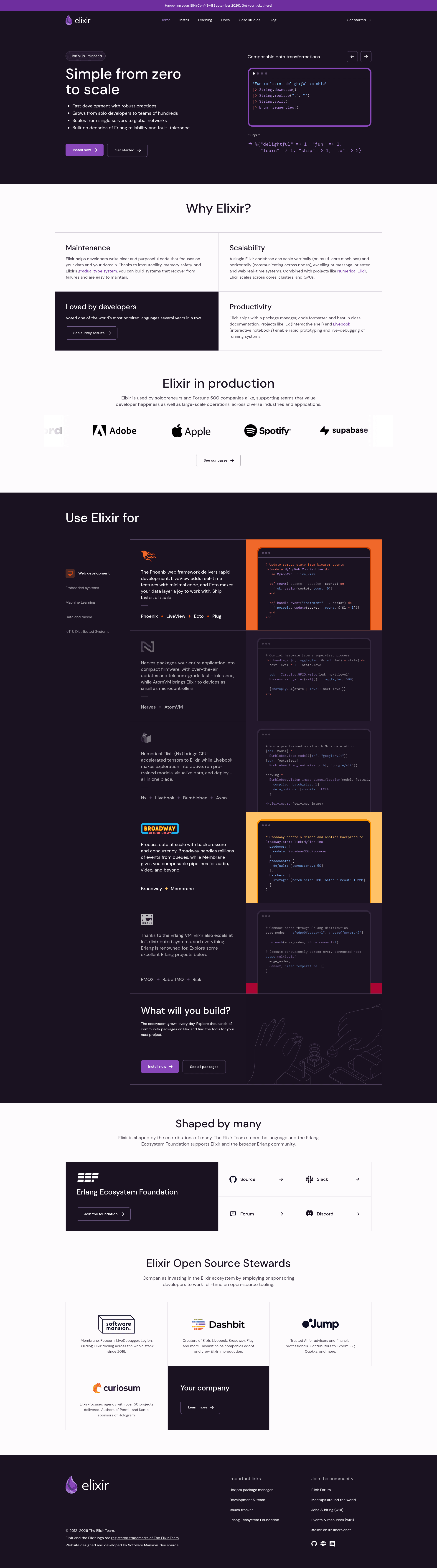 screenshot of ExDoc on template0.com