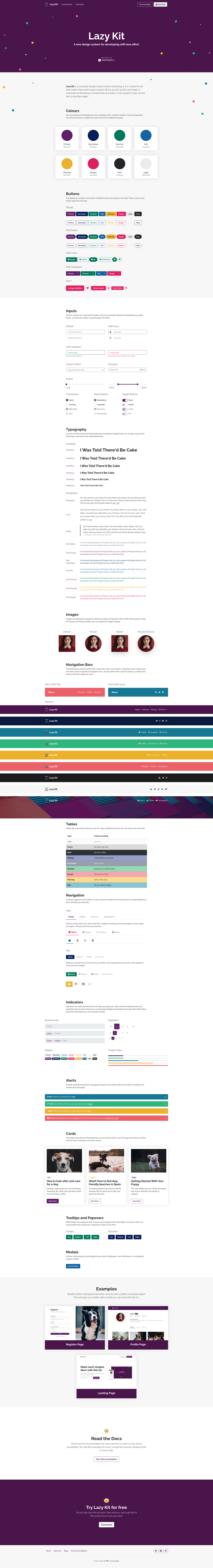 screenshot of Lazy Kit on template0.com